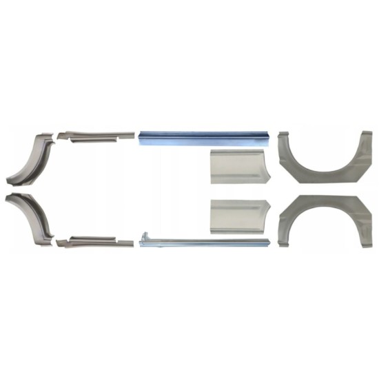 Reparație prag + aripă spate pentru Ford Transit 2000-2013 / Set 12678