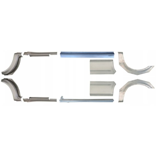 Reparație prag + aripă spate pentru Ford Transit 2000-2013  / LWB / Set 12677