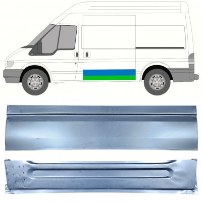 FORD TRANSIT 2000-2013 BAZA DE ROȚI LUNGĂ / AMPATAMENT MEDIU USA CULISANTA INTERIOARA EXTERIOR PANOU DE REPARATII / A STABILIT / STÂNGA