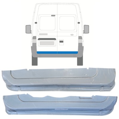 Reparație ușă spate pentru Ford Transit 2000-2013 / Stânga+Dreapta / Set 14656