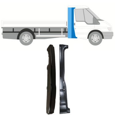 Segment reparație stâlp pentru Ford Transit 2000-2013 / Dreapta / Eabină simplă / Set 14900