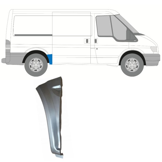 Reparație aripă spate pentru Ford Transit 2000-2013 / Dreapta 14998 Reparație aripă spate pentru Ford Transit 2000-2013 / Dreapta 14998