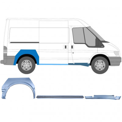 FORD TRANSIT 2000-2013 AMPATAMENT SCURT PANOU DE REPARATII / A STABILIT / DREAPTA