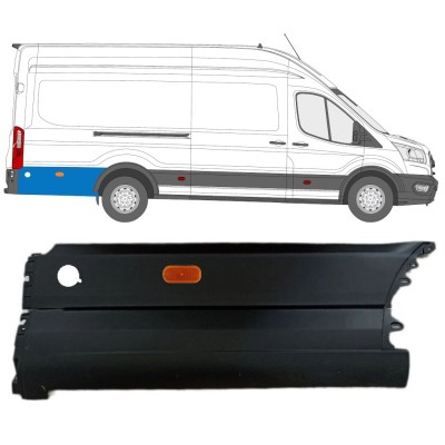 Bandou lateral stânga spate în spatele roții din spate pentru Ford Transit 2014- / Dreapta / Set 14678