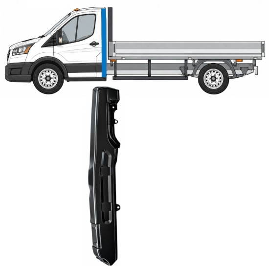 Segment reparație stâlp pentru Ford Transit 2014- 2014-2026 / Stânga 17279