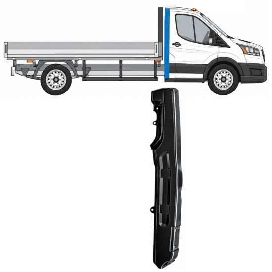 Segment reparație stâlp pentru Ford Transit 2014- 2014-2026 / Dreapta 17278