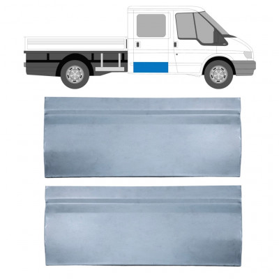 Reparație ușă spate pentru Ford Transit 2000-2013 / Stânga = Dreapta (simetric) / Cabină dublă / Set 9700