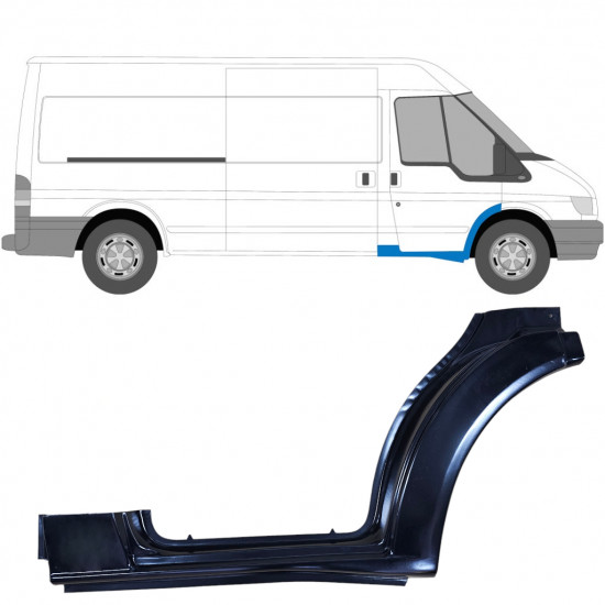 Reparație prag ușă față pentru Ford Transit 2000-2013 / Dreapta 5314