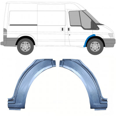 Panou de reparație aripă față pentru Ford Transit 2000-2013 / Stânga+Dreapta / Set 10388