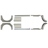 Reparație prag + aripă spate pentru Ford Transit 2000-2013 / Stânga+Dreapta / Set 10640