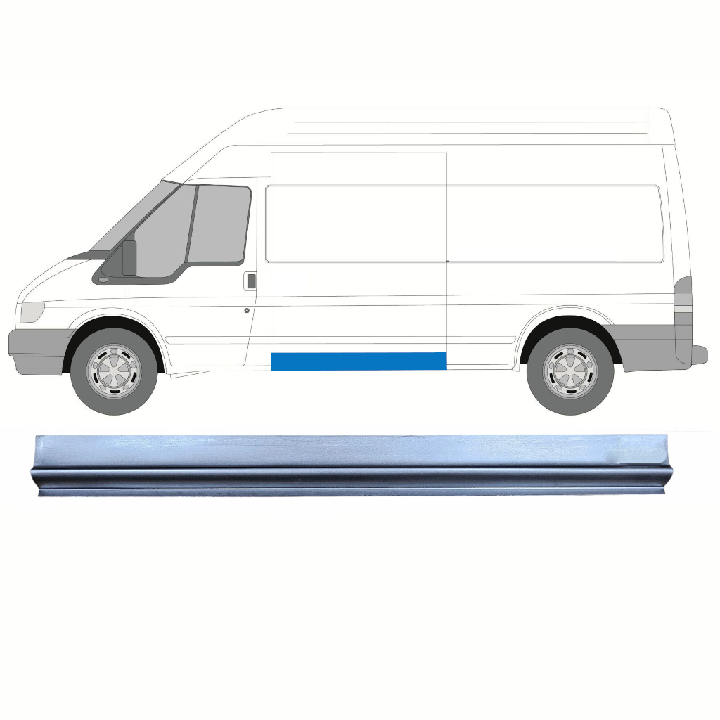 Reparație Panou Lateral Pentru Ford Transit 2000-2013 / Mwb / Stânga 9136