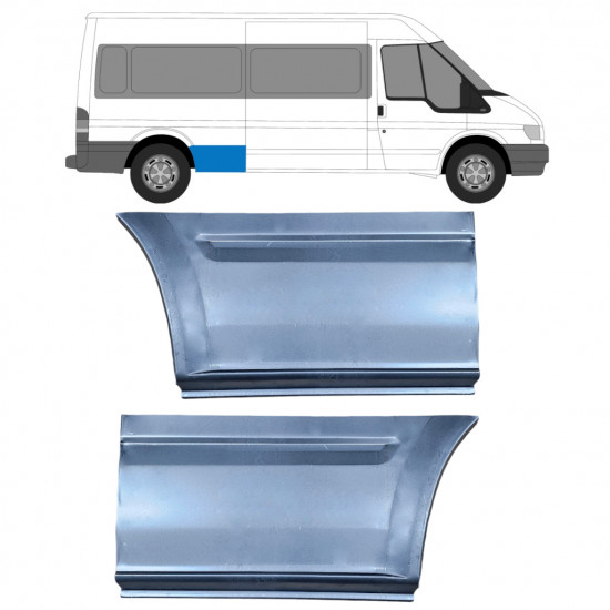 Reparație aripă spate pentru Ford Transit 2000- / LWB / Stânga+Dreapta / Set 9663