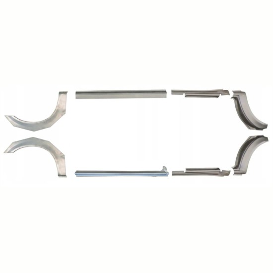 Reparație prag + aripă spate pentru Ford Transit 2000-2013 / Set 9693