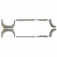 Reparație prag + aripă spate pentru Ford Transit 2000-2013 / Set 9694