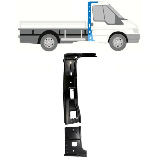 Kit reparație stâlp interior pentru Ford Transit 2000-2013 / Dreapta / Set 16932