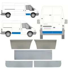 Panou reparație ușă pentru Ford Transit 2000-2013 / Stânga+Dreapta / Set 11388