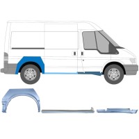 Set panouri de reparare pentru Ford Transit 2000-2013 / Dreapta / 12432