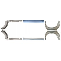 Reparație prag + aripă spate pentru Ford Transit 2000-2013 / Set 12674