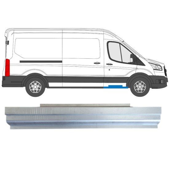 Reparație prag pentru Ford Transit 2014- / Stânga = Dreapta (simetric) 14737 Reparație prag pentru Ford Transit 2014- / Stânga = Dreapta (simetric) 14737