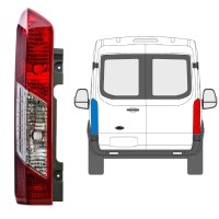Lampă spate pentru Ford Transit 2014- / Stânga 16093