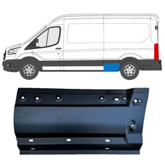 Reparație aripă spate partea din față pentru Ford Transit 2014- / Stânga 15347