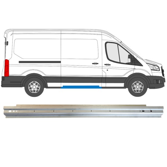 Reparație prag ușă glisantă pentru Ford Transit 2014- 14738