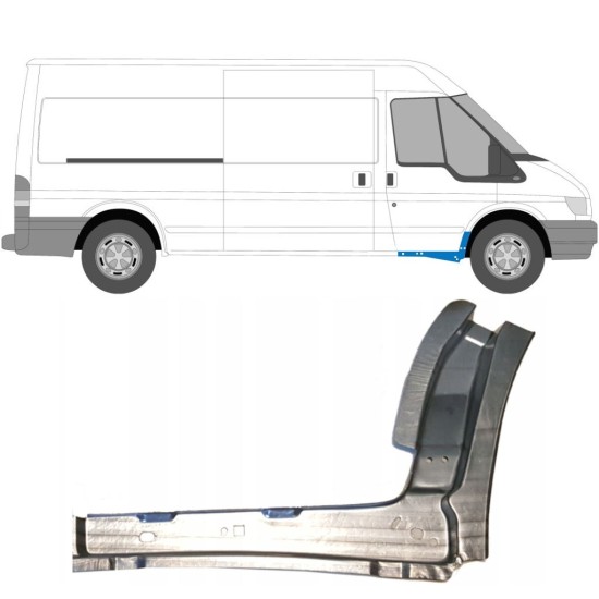 Reparație prag interior pentru Ford Transit 2000-2013 / Dreapta 11907
