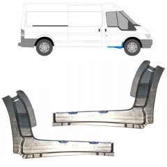 Reparație prag interior pentru Ford Transit 2000-2013 / Stânga+Dreapta / Set 11909