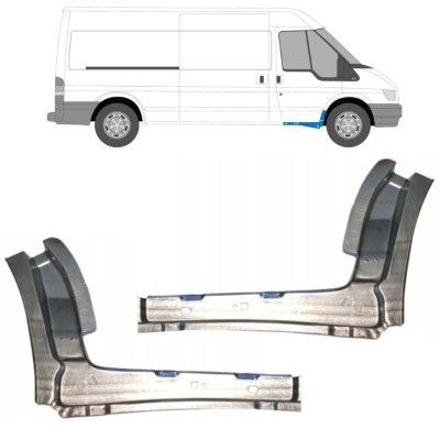 Reparație prag interior pentru Ford Transit 2000-2013 / Stânga+Dreapta / Set 11909