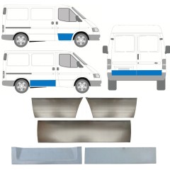 Panou reparație ușă pentru Ford Transit 1986-2000 / Stânga+Dreapta / Set 11395