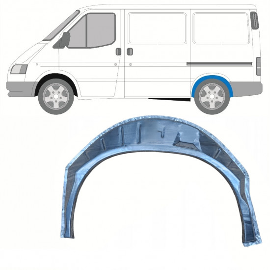 Reparație aripă interioară spate pentru Ford Transit 1991-2000 / SWB / Stânga 8820