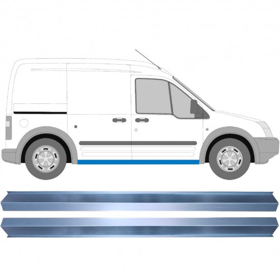 Reparație prag pentru Ford Transit Connect 2003-2013 / Stânga = Dreapta (simetric) / Set 9524