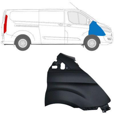 Aripă față pentru Ford Transit Custom 2013-2017 / Dreapta 17095