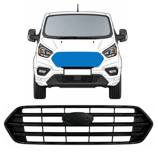 Grilă pentru Ford Transit Custom 2017-2023 17258