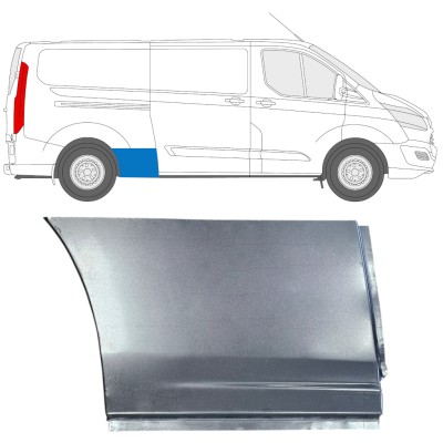 Reparație aripă spate pentru Ford Transit Custom 2013- / Dreapta 15970