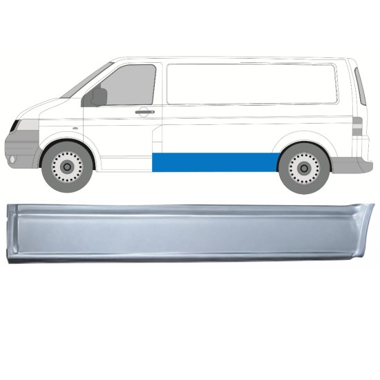 Reparație panou lateral pentru Volkswagen Transporter T5 2003-2015 / Stânga 17223