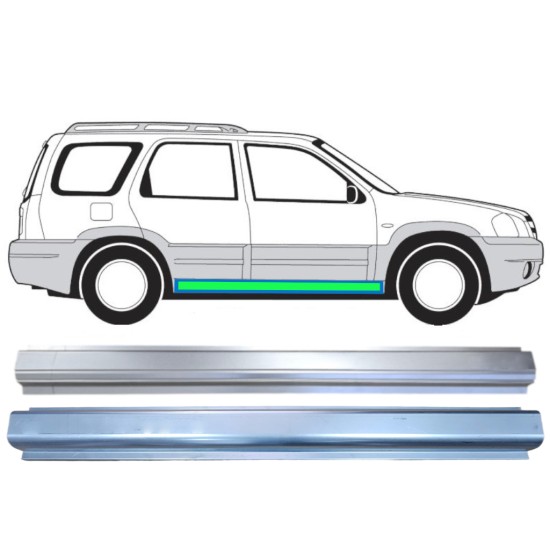 Reparație prag + reparație interior prag pentru Mazda Tribute 2001-2008 / Stânga = Dreapta (simetric) 15598