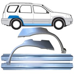 Set panouri de reparare pentru Mazda Tribute 2001-2008 / Stânga+Dreapta / 15853
