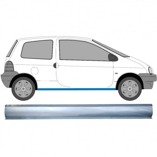 Reparație prag pentru Renault Twingo 1993-2007 / Stânga = Dreapta (simetric) 8879