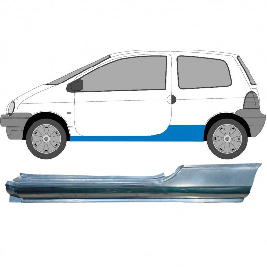 Reparație prag pentru Renault Twingo 1993-2007 / Stânga 6973