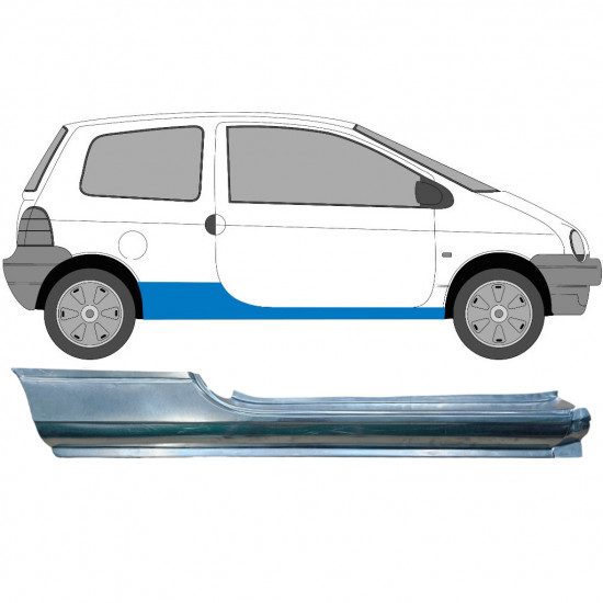 Reparație prag pentru Renault Twingo 1993-2007 / Dreapta 6972