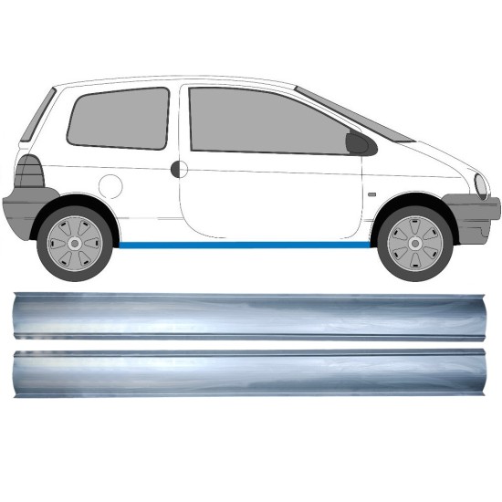 Reparație prag pentru Renault Twingo 1993-2007 / Stânga+Dreapta / Set 16149