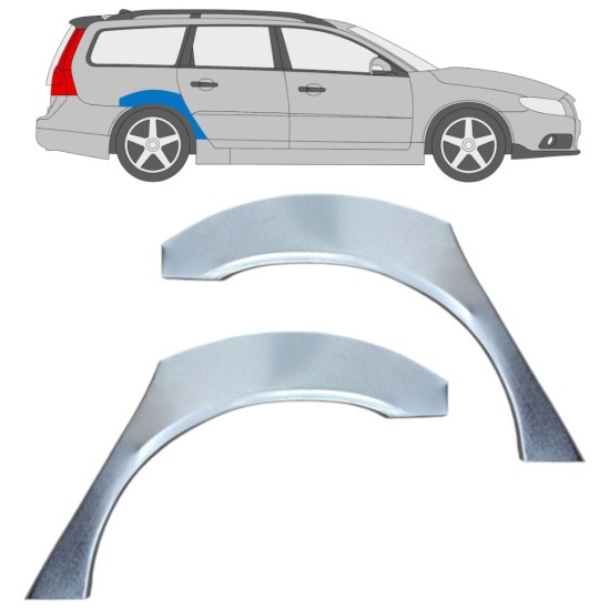Reparație aripă spate pentru Volvo V70 2007-2016 / Stânga+Dreapta / Set 17216