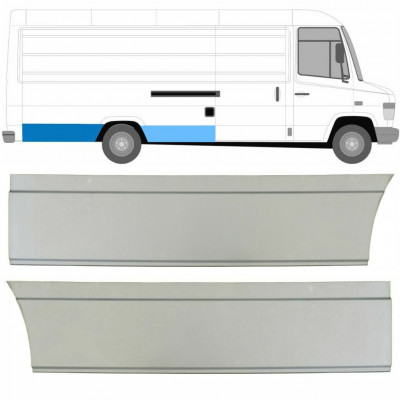 Reparație aripă spate pentru Mercedes Vario 1996- / Dreapta / Set 8545