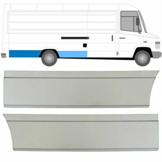 Reparație aripă spate pentru Mercedes Vario 1996- / Dreapta / Set 8545