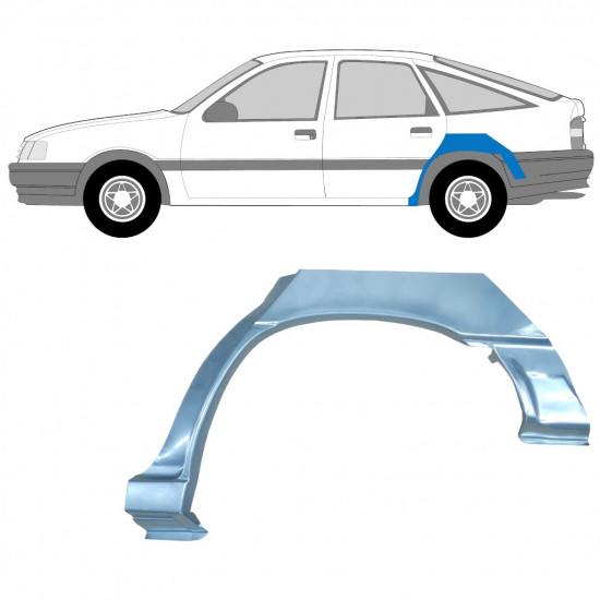 Reparație aripă spate pentru Opel Vectra 1988-1995 / Stânga 11209