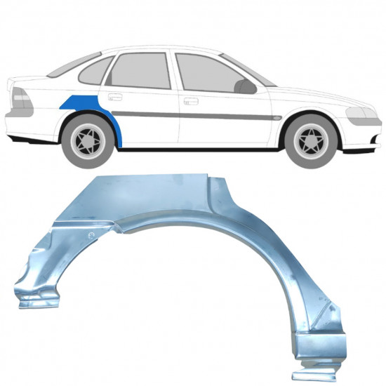 Reparație aripă spate pentru Opel Vectra 1995-2002 / Dreapta 5653