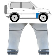 Panou de reparație aripă față pentru Suzuki Vitara 1988-1998 / Stânga+Dreapta / Set 14640