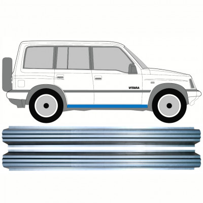 Reparație prag pentru Suzuki Vitara 1996-2003 / Stânga = Dreapta (simetric) / Set 10119