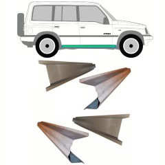 Reparație prag interior + exterior pentru Suzuki Vitara 1996-2003 / Stânga = Dreapta (simetric) / Set 10311